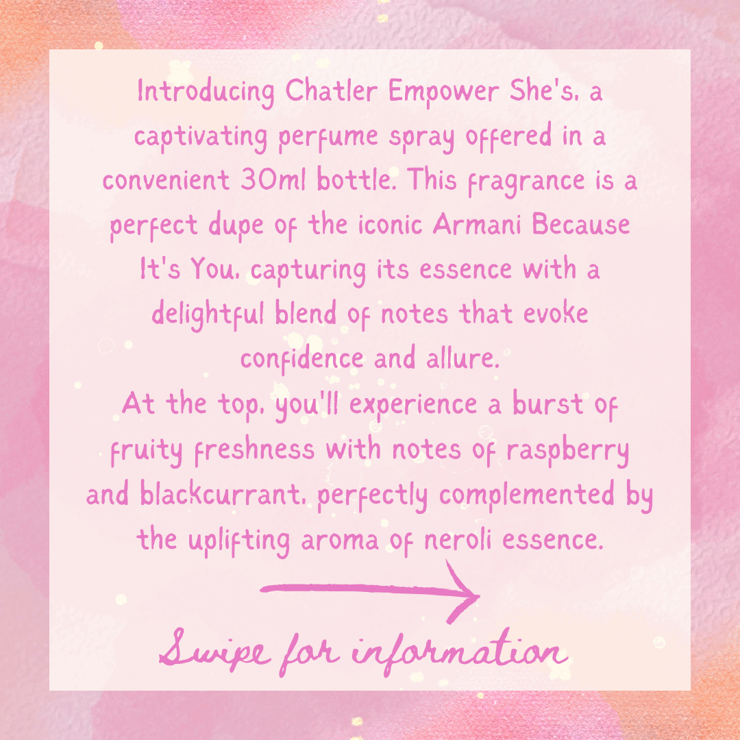 Chatler EMPOWER SHE'S Perfume Dupe 30ml