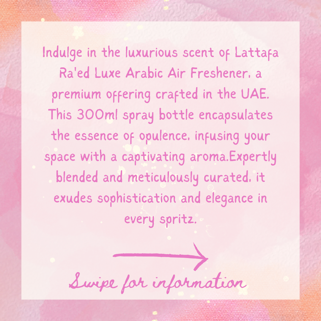 Lattafa RA'ED LUXE Arabic Air Freshener 300ml