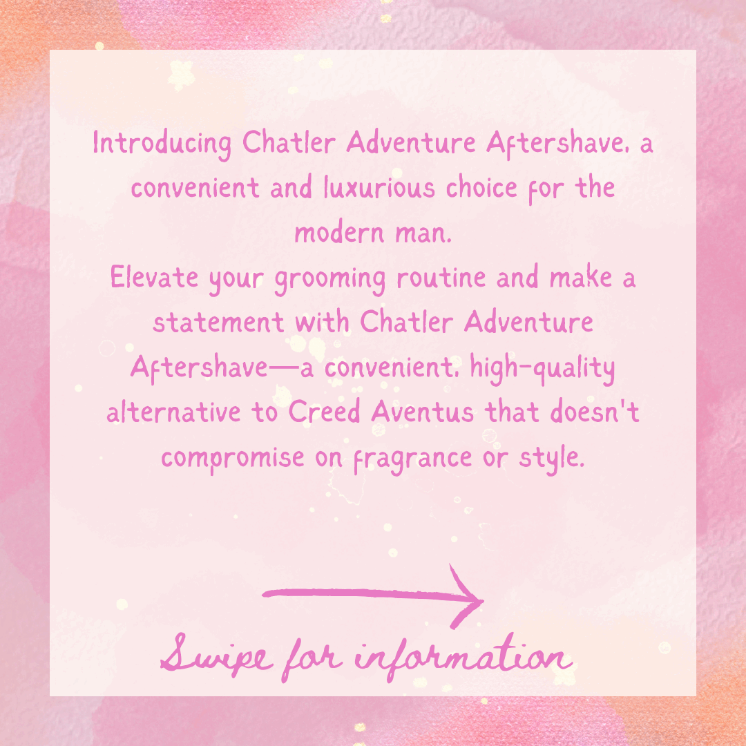 Chatler ADVENTURE AFTERSHAVE Dupe 30ml