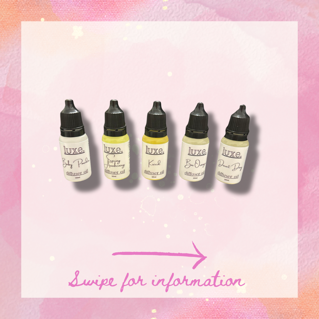 Luxe. 100% Concentrated DIFFUSER OILS 10ml