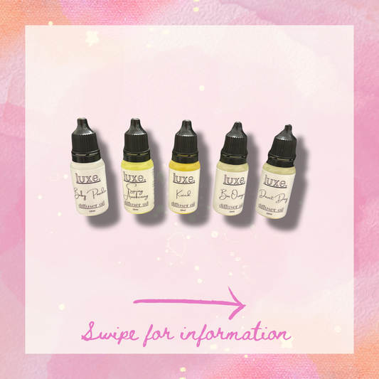 Luxe. 100% Concentrated DIFFUSER OILS 10ml