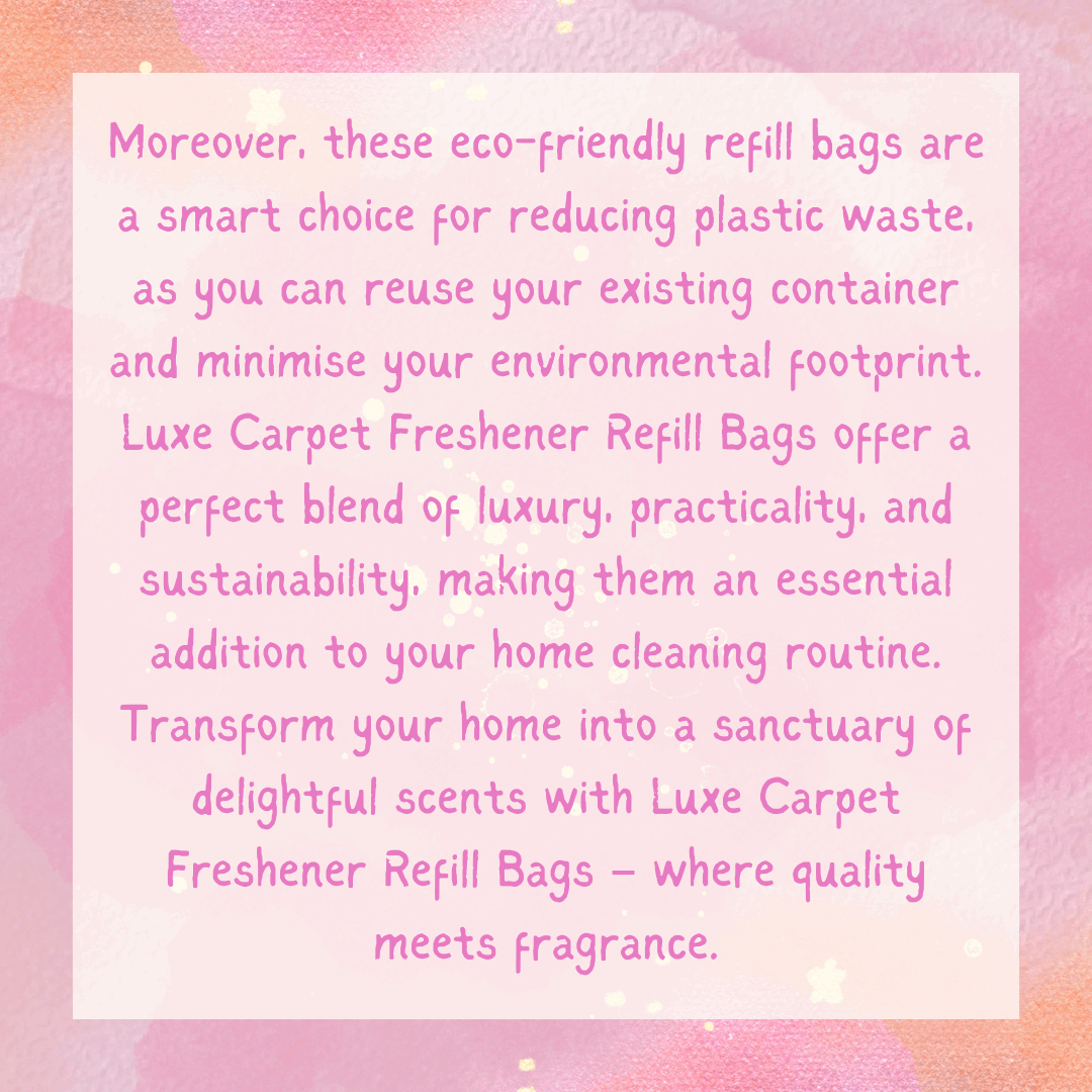 Carpet Freshener Refill Bag 500g VARIOUS SCENTS