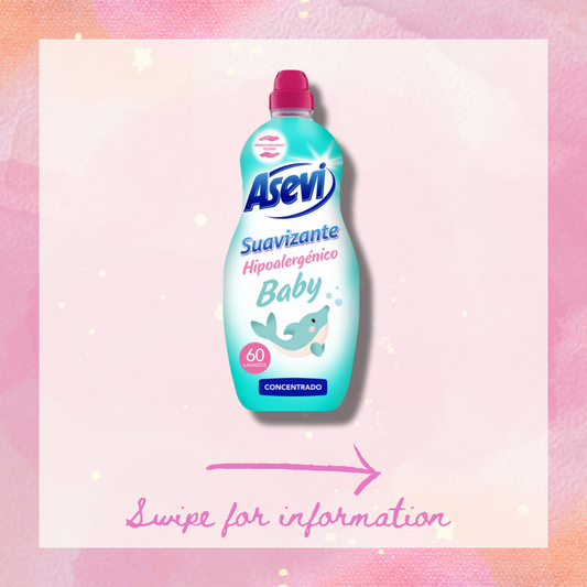 Asevi BABY Hypoallergenic Fabric Softener Spanish Clean - Spanish Cleaning Products
