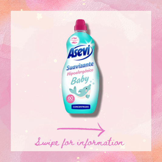 Asevi BABY Hypoallergenic Fabric Softener Spanish Clean - Spanish Cleaning Products