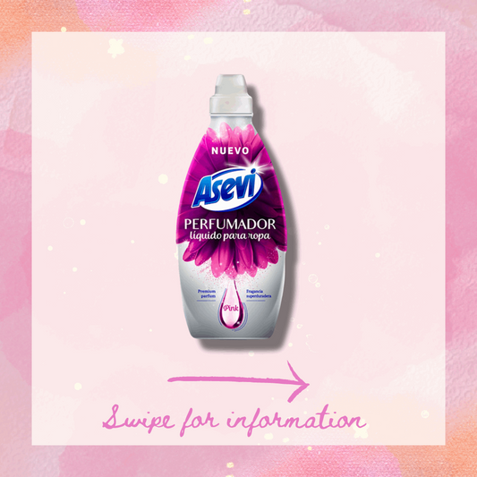 Asevi Laundry Perfume PINK 720ml Spanish Clean - Spanish Cleaning Products