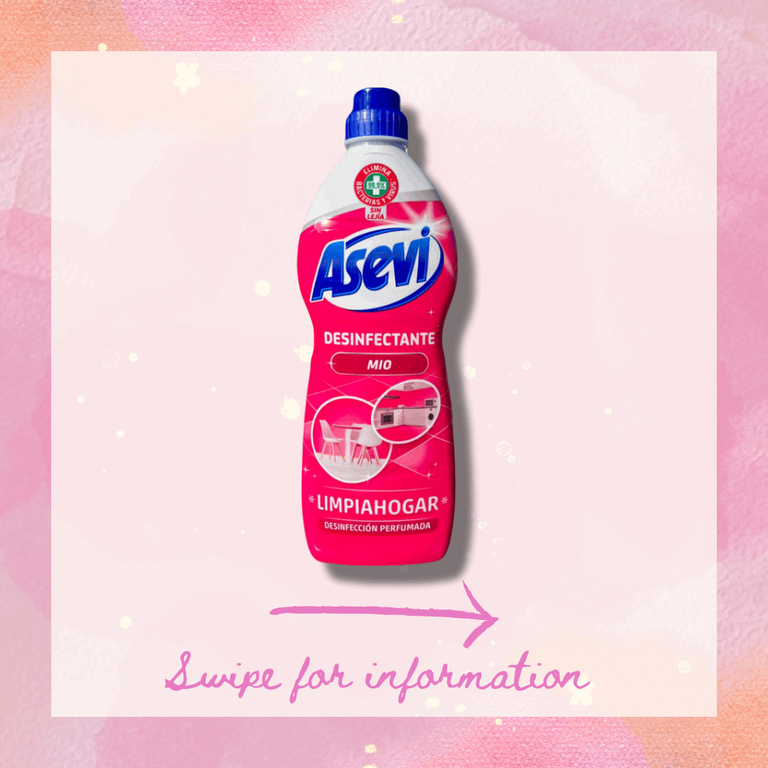 Asevi MIO liquid Disinfectant 1.1L Spanish Clean - Spanish Cleaning Products