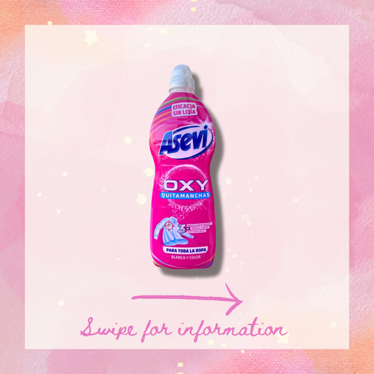 Asevi OXY ACTIVE Stain Remover 1.1L NEW Spanish Clean - Spanish Cleaning Products