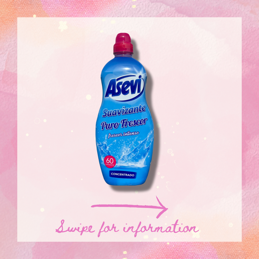 Asevi PURE & FRESH Fabric Softener 60 wash Spanish Clean - Spanish Cleaning Products