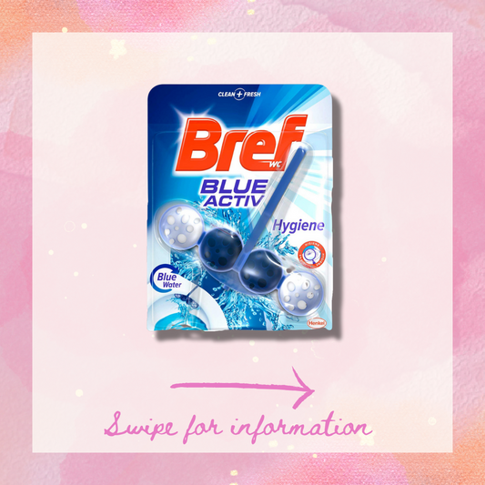 Bref BLUE ACTIVE + HYGIENE Rim Block Spanish Clean - Spanish Cleaning Products