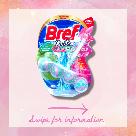 Bref Double Perfume Toilet Rim Block 50g Spanish Clean - Spanish Cleaning Products