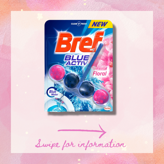 Bref Rim Block BLUE ACTIV + FLORAL Spanish Clean - Spanish Cleaning Products