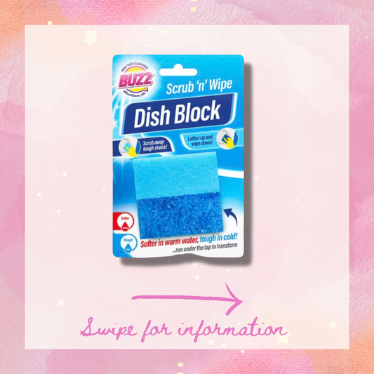 Buzz DISH BLOCK Blue Spanish Clean - Spanish Cleaning Products