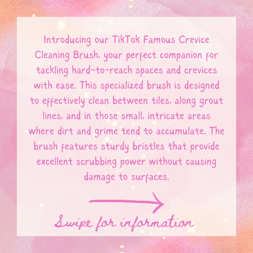 Crevice Cleaning Brush Spanish Clean - Spanish Cleaning Products