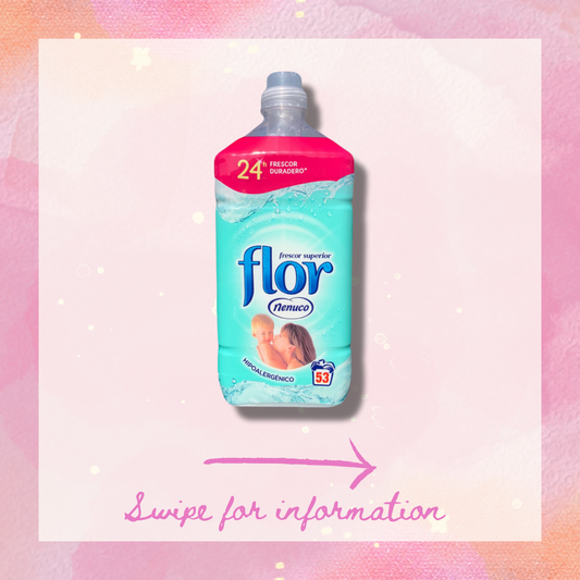 Flor NENUCO Fabric Softener 59 wash Spanish Clean - Spanish Cleaning Products