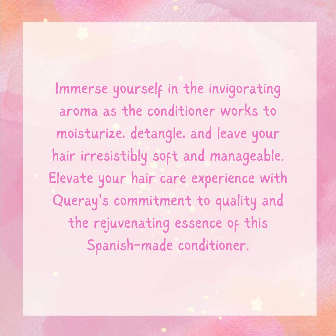 Queray Hair CONDITIONER 720ML Spanish Clean - Spanish Cleaning Products