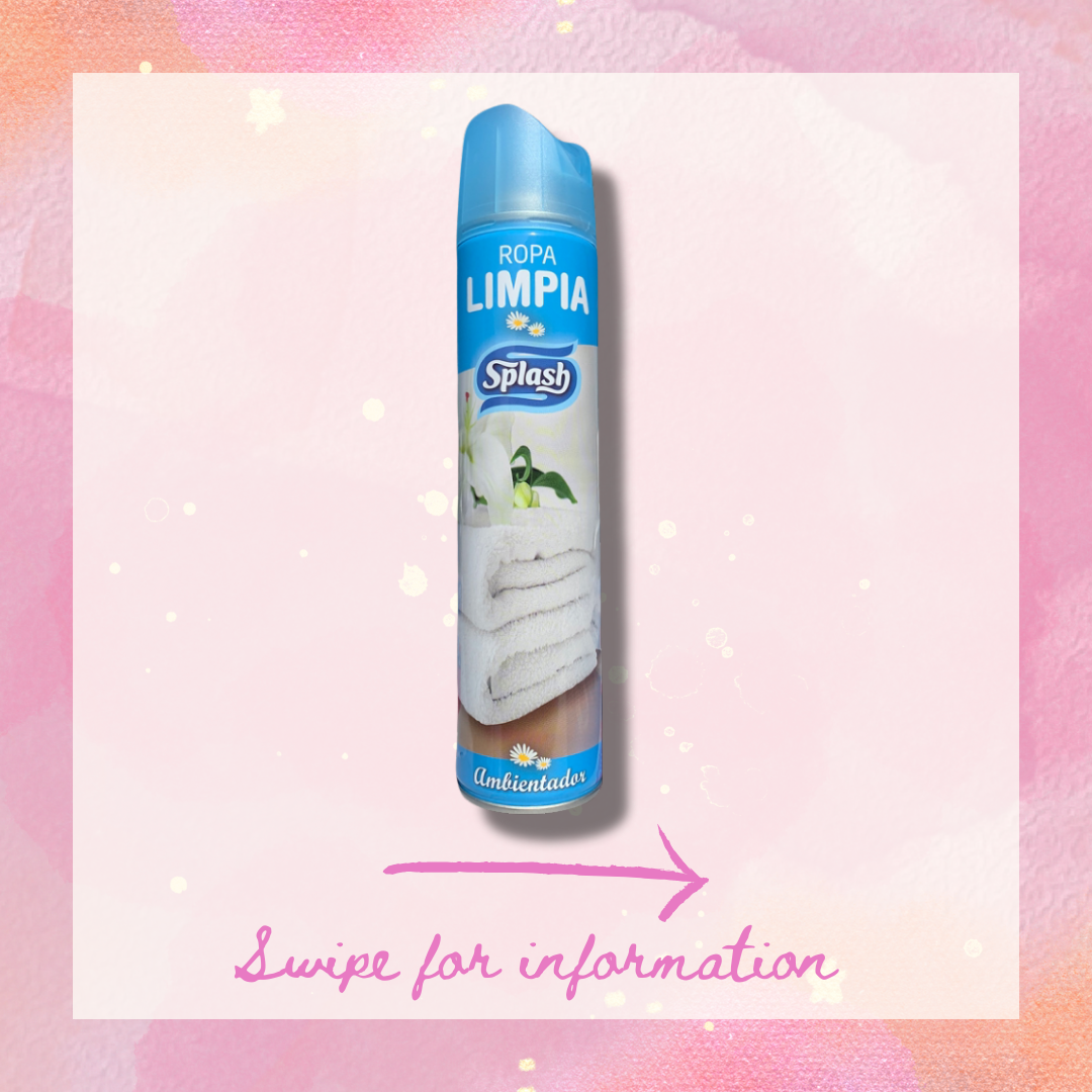 ROPA LIMPIA Air Freshener Spray 300ml Spanish Clean - Spanish Cleaning Products