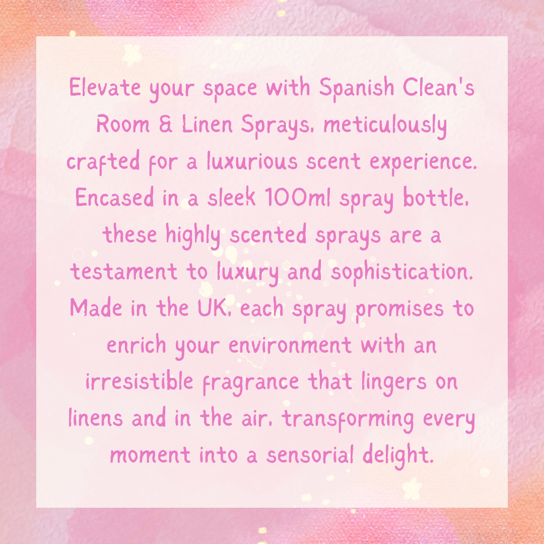 Room & Linen Sprays 100ml - Various Scents Spanish Clean - Spanish Cleaning Products
