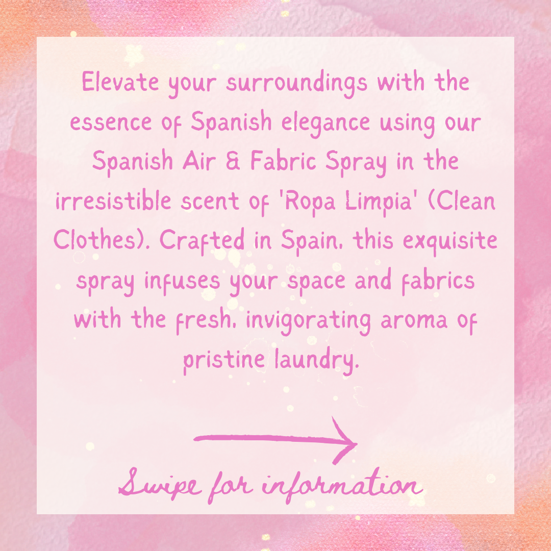 Splash ROPA LIMPIA Air & Fabric Spray 400ml Spanish Clean - Spanish Cleaning Products