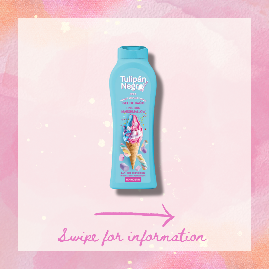 Tulipan Negro UNICORN MARSHMALLOW Shower Gel 650ml Spanish Clean - Spanish Cleaning Products