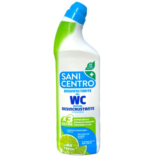 Sanicentro WC Descaling Toilet Gel FRESH LIME 1L