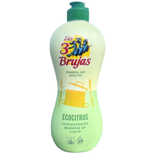 3 Witches Concentrated Washing Up Liquid EcoCitrus 500ml